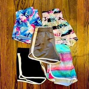 Girls Athletics Shorts 6 pairs